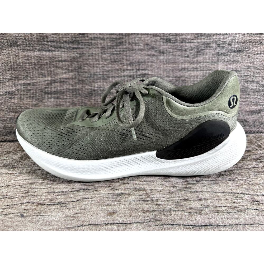Lululemon Mens Beyondfeel Trail Green Vapor Blk Running Shoes Sneakers Size 11.5 - Picture 8 of 10